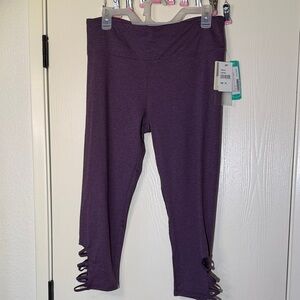 Elegant Purple Women's Leggings XL